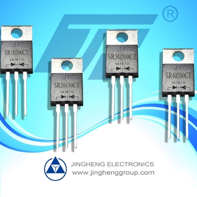 合金構造 SR10200CT 10A 200V ITO220AB パッケージ内のショットキーバリア直直電二極管